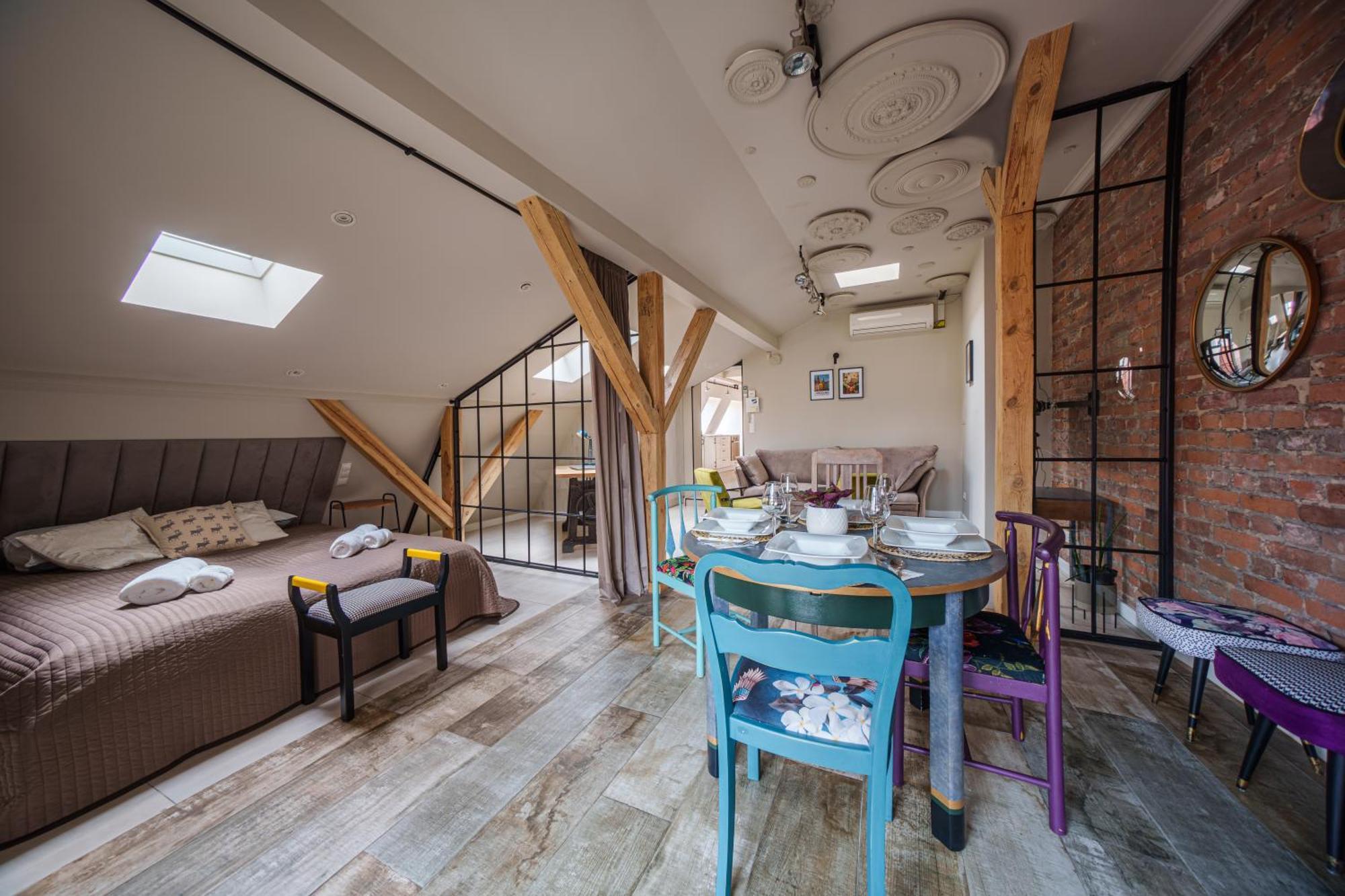 Golden Rooftop Apartment-oldtown * Wrocław
